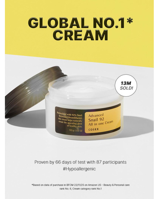 COSRX - Advanced Snail 92 All in one Cream 100ml